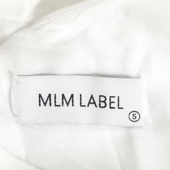 MLM Label Arles Tier Dress Small Womens Sleeveless Ruffle Layered  Summer Sheath - Picture 16 of 16